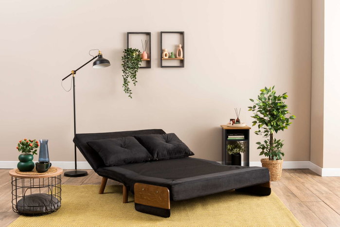 Atelier Del Sofa Cosmo Sofá-Cama de 2 Plazas - Negro Atelier Del Sofa Cosmo Sofá-Cama de 2 Plazas - Negro